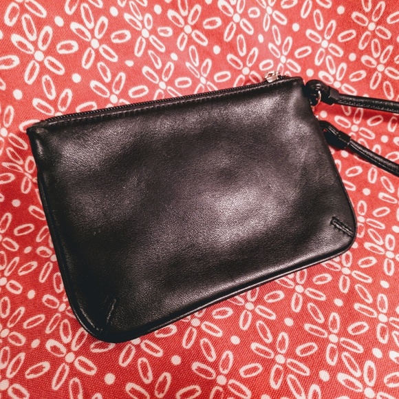 Black Coach wristlet - Picture 2 of 3